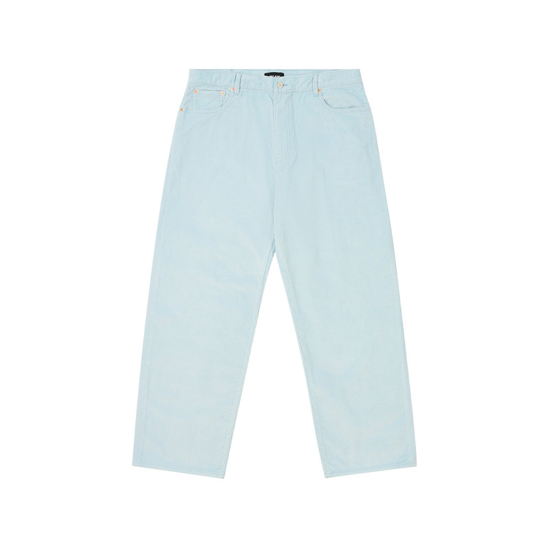 P90 BAGGY CORD TROUSER FAINT BLUE 1
