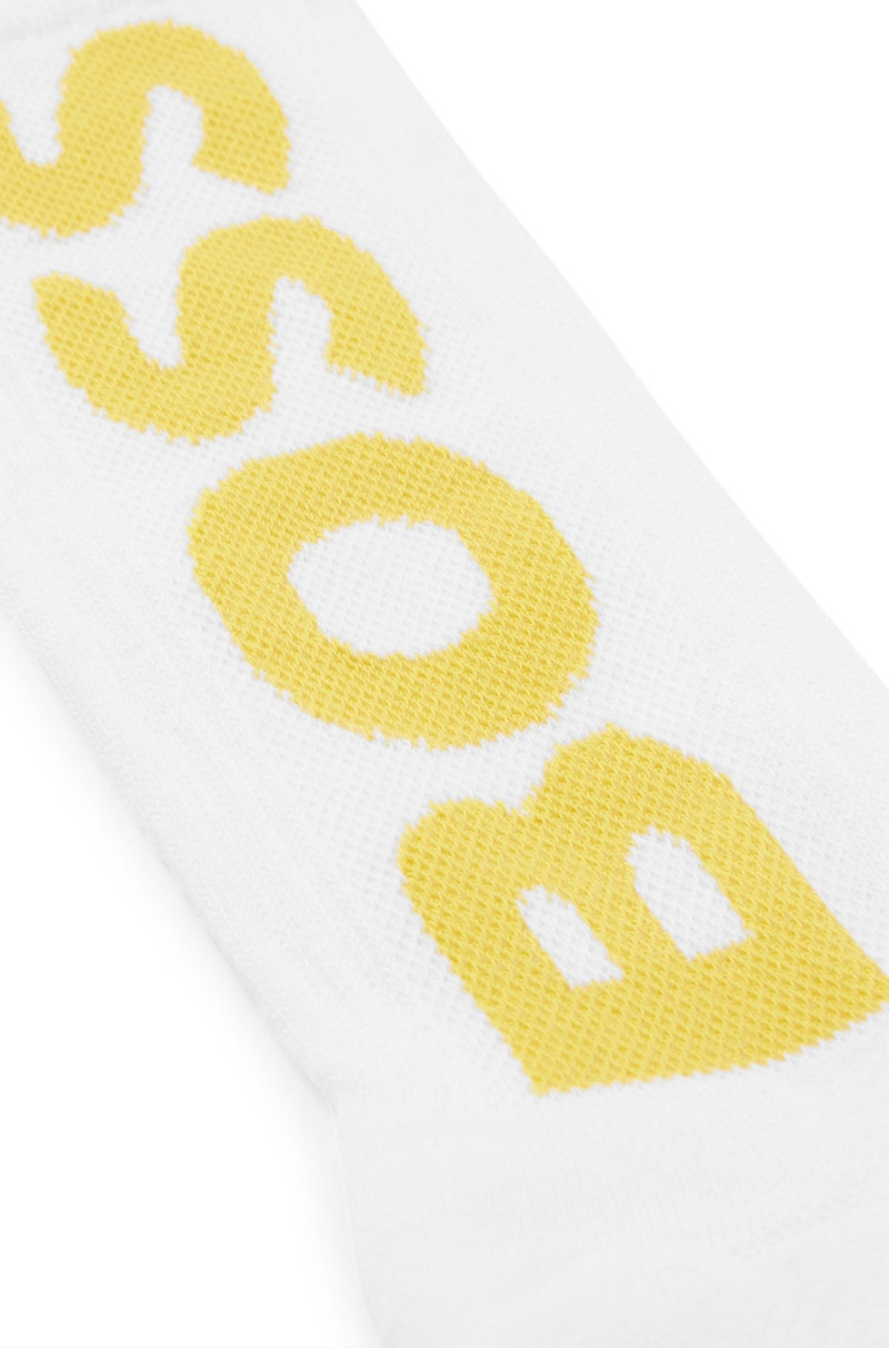 BOSS QUARTER-LENGTH SOCKS WITH CONTRAST LOGO outlook