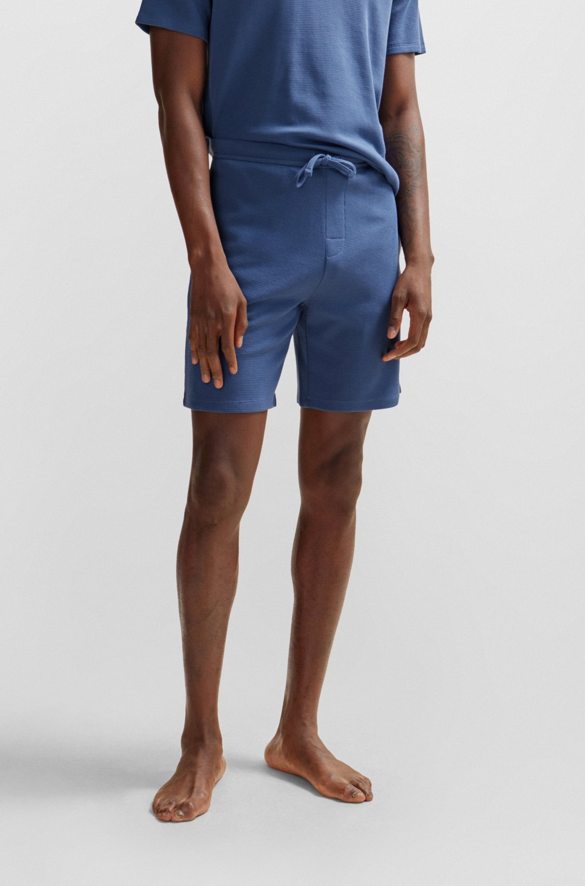 PAJAMA SHORTS WITH EMBROIDERED LOGO - 2