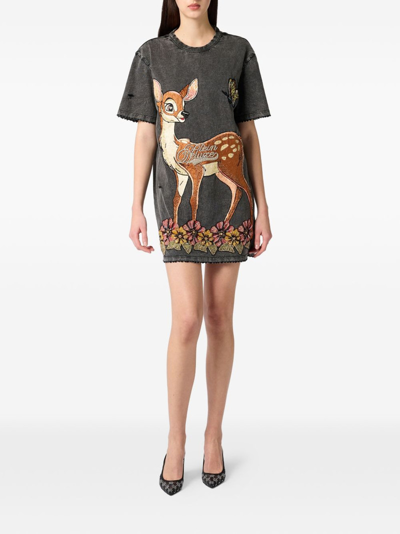 PHILIPP PLEIN open-back mini dress outlook