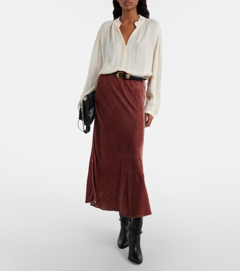 velvet Cynthia striped blouse outlook