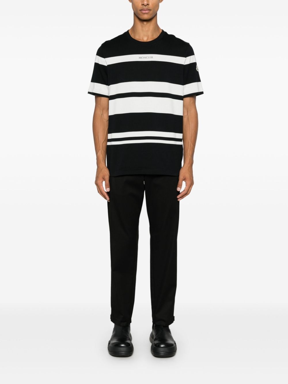 logo-patch trousers - 2
