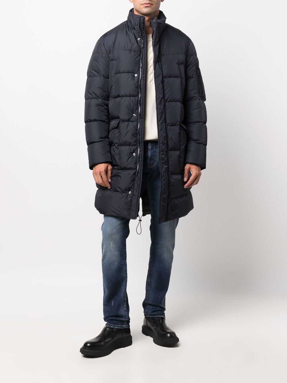 quilted down coat - 6