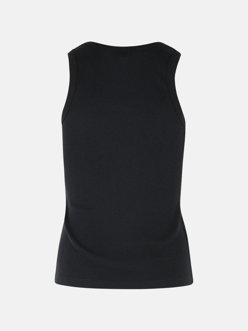COPERNI 'EMOJI' BLACK COTTON TANK TOP outlook