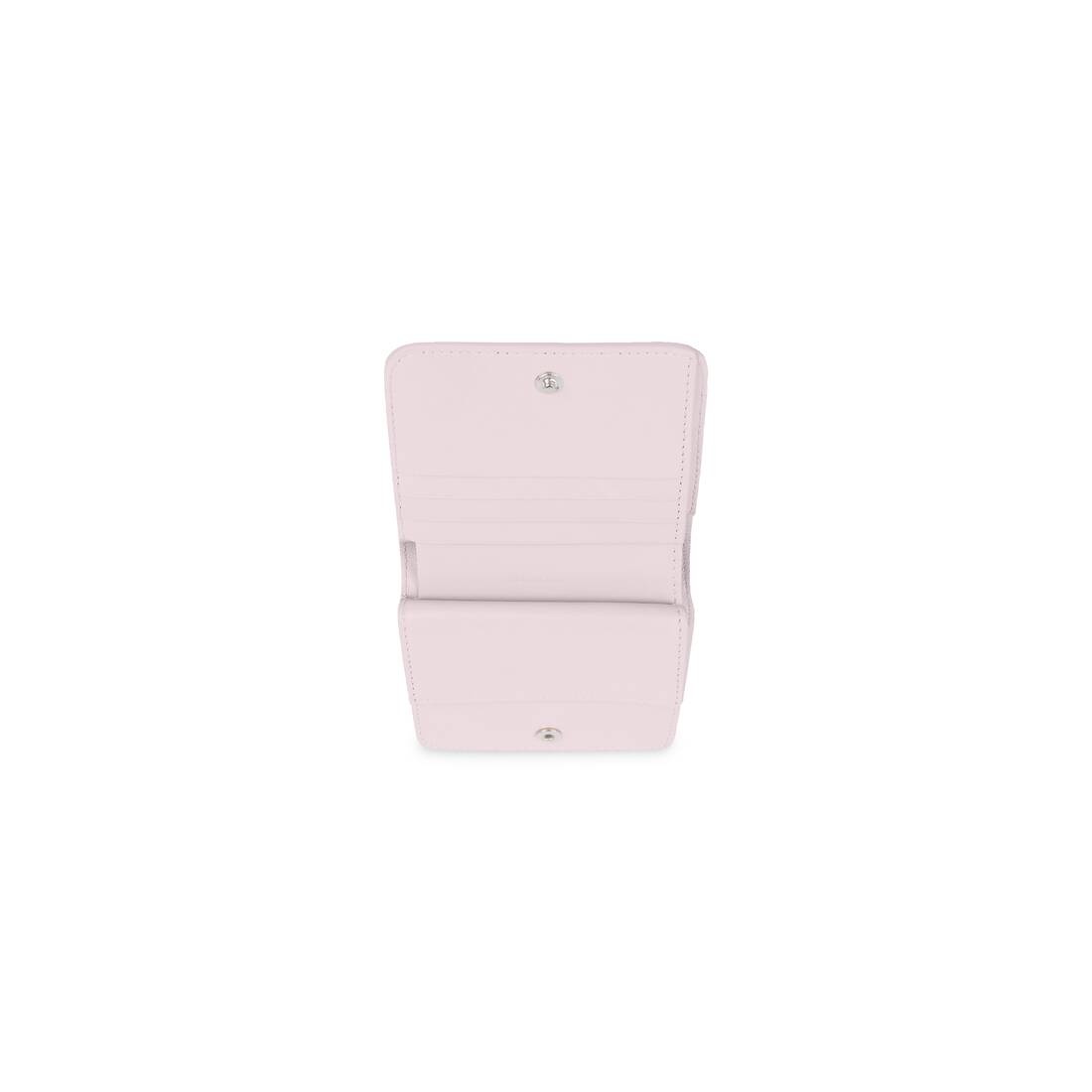 Women's Essential Flap Coin And Card Holder in Light Rose - 3