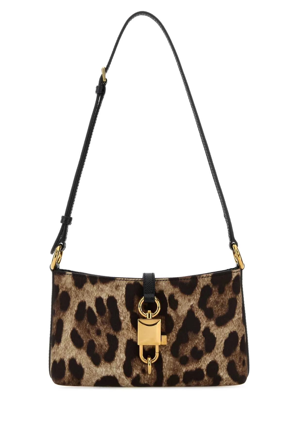 Dolce & Gabbana Women Printed Fabric Lock Shoulder Bag - 1