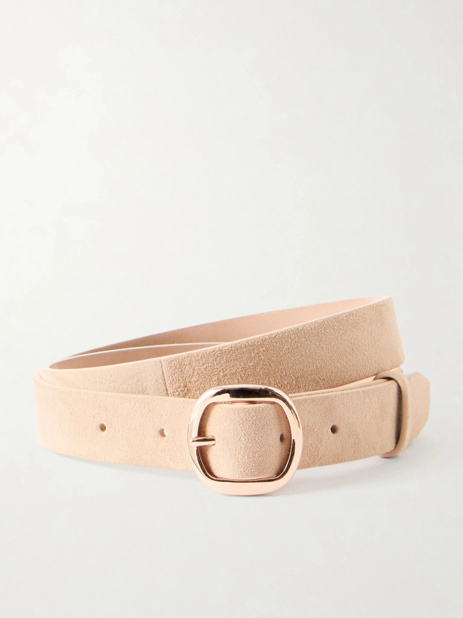 Elster suede belt Beige - 1