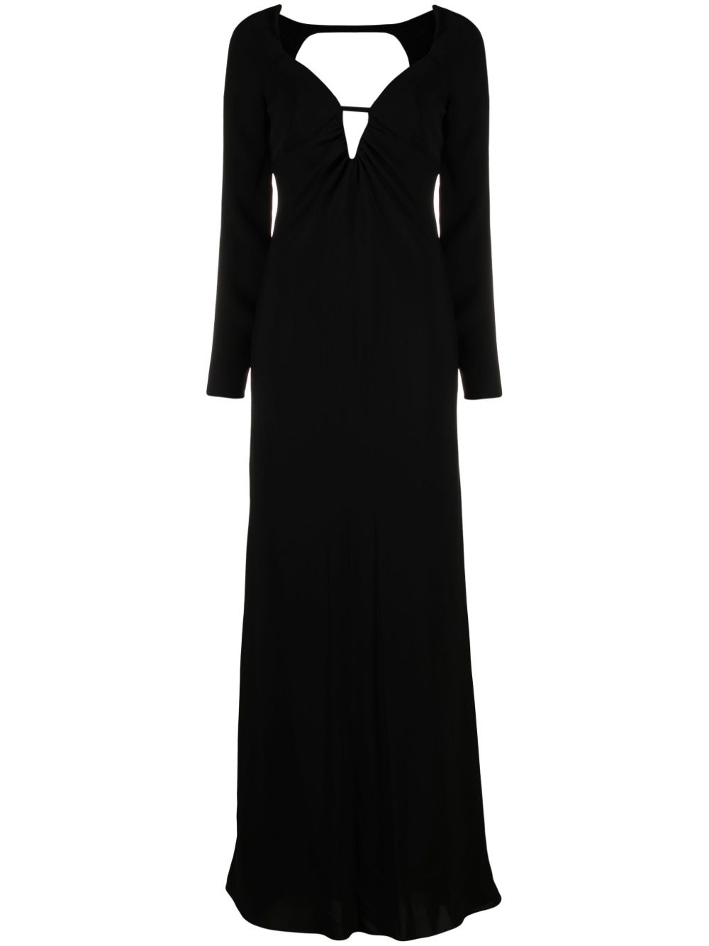 cut-out cady maxi dress - 1
