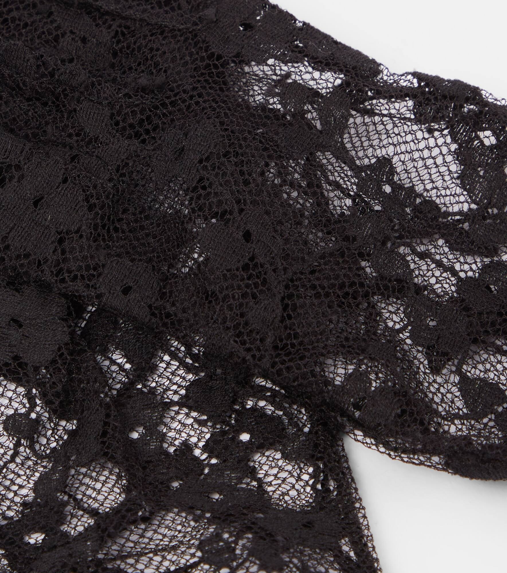 Cotton-blend lace gloves - 2