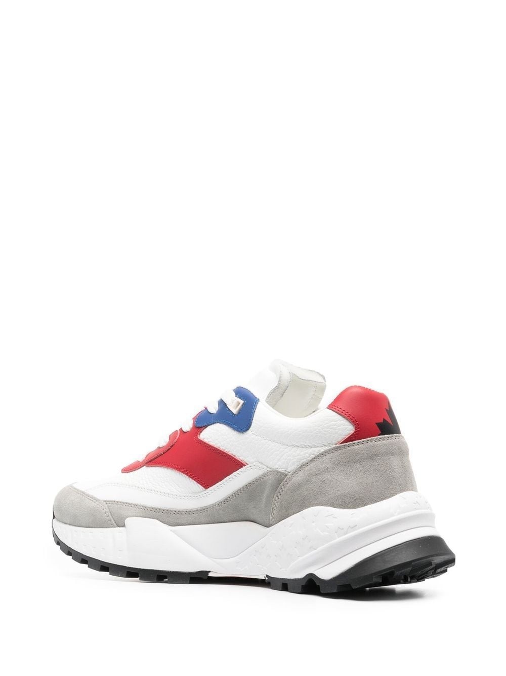 side logo-print chunky sneakers - 3