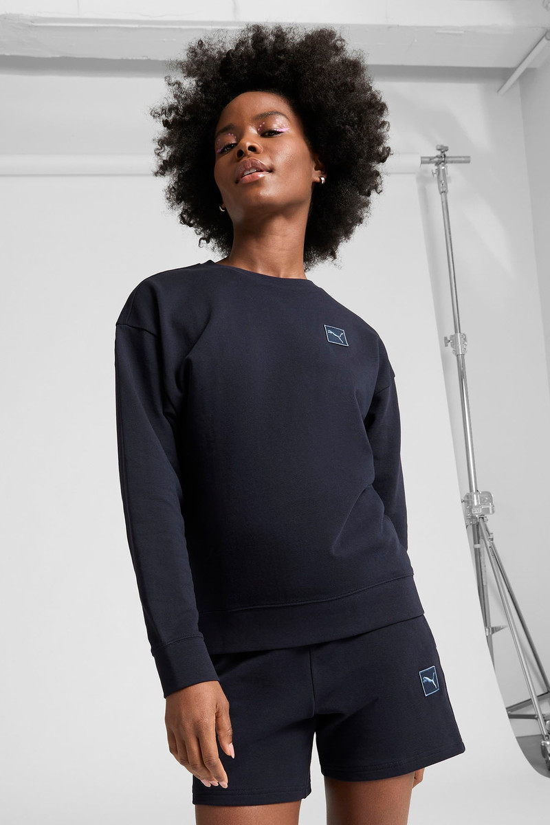 PUMA Essentials Elevated Women's Comfort Crew Sweatshirt outlook