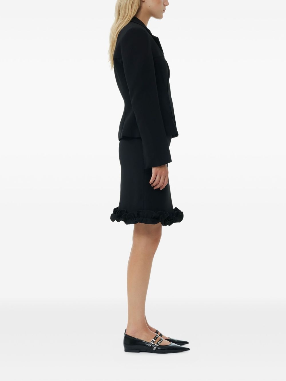 notched-lapels blazer - 3