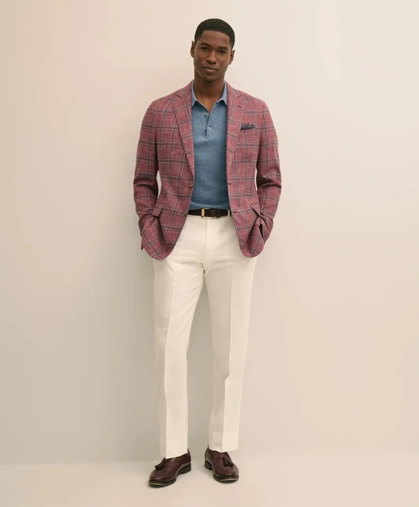 Classic Fit Linen 1818 Dress Pants - 1