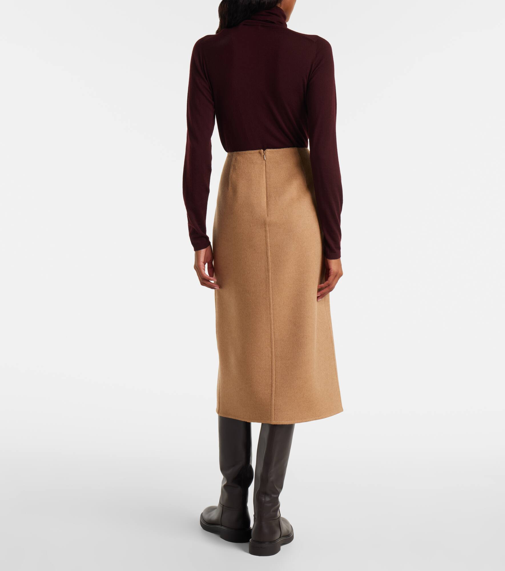 Curzio wool wrap skirt - 3