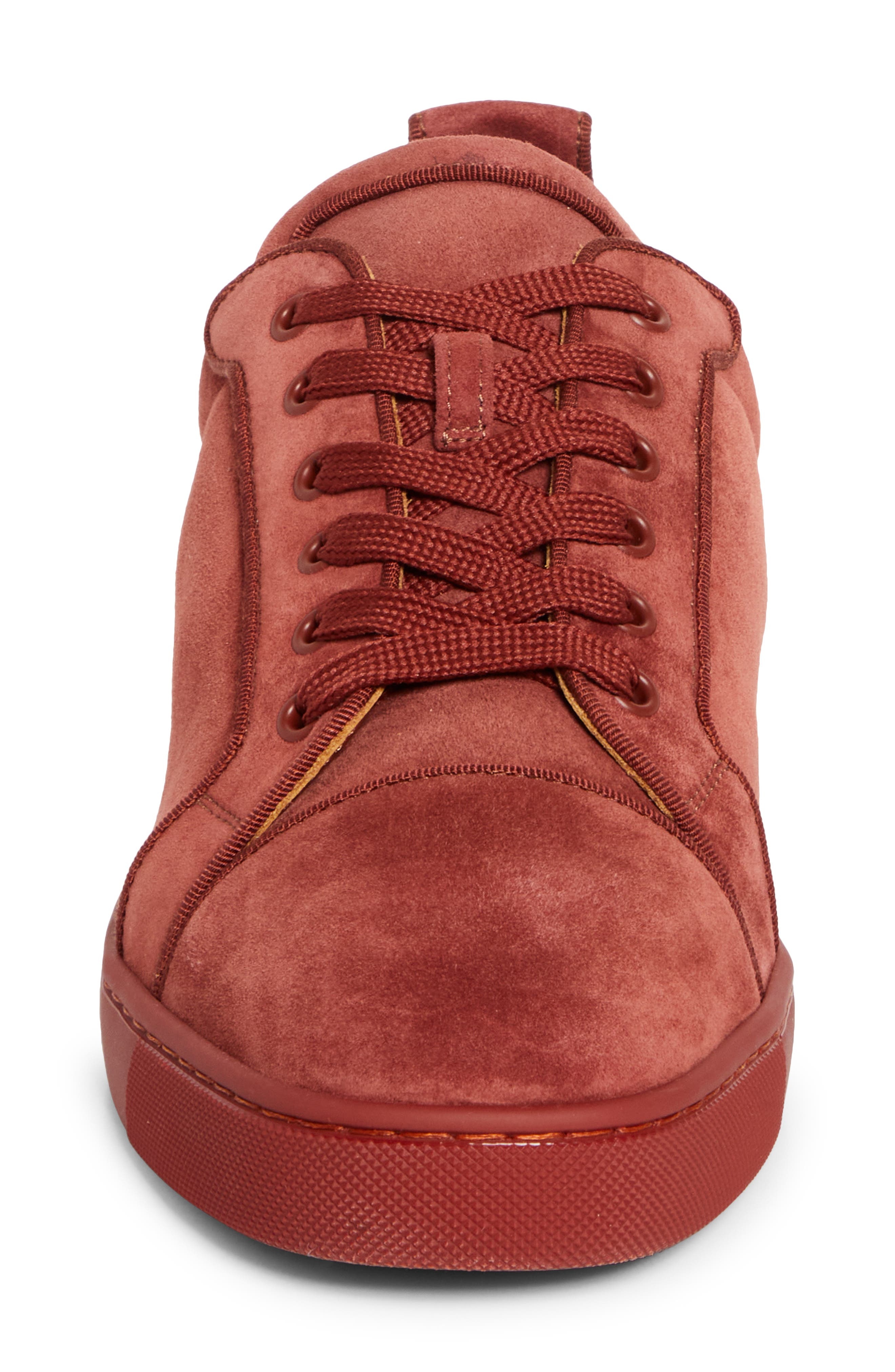 Christian Louboutin Louis Junior Sneaker in 7051-Brownie at Nordstrom - 4