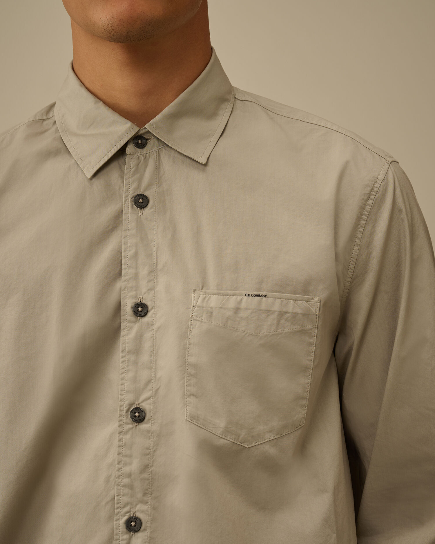 Popeline Longsleeve Button Shirt - 5