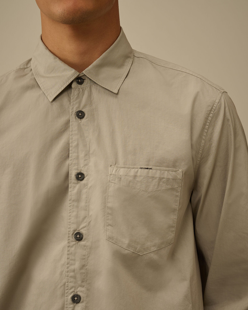 Popeline Longsleeve Button Shirt 5