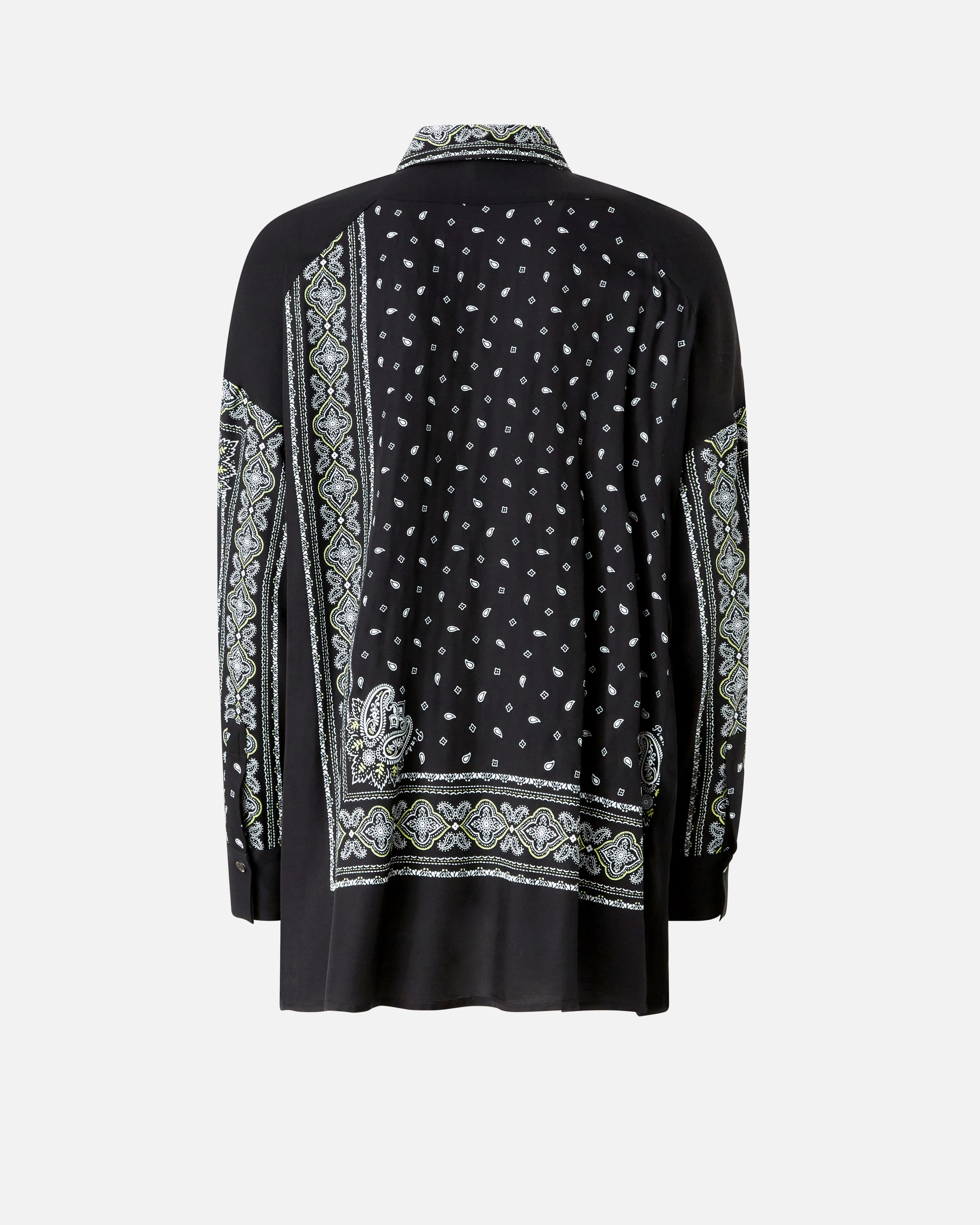 ASYMMETRIC SHIRT WITH BANDANA PRINT - 6