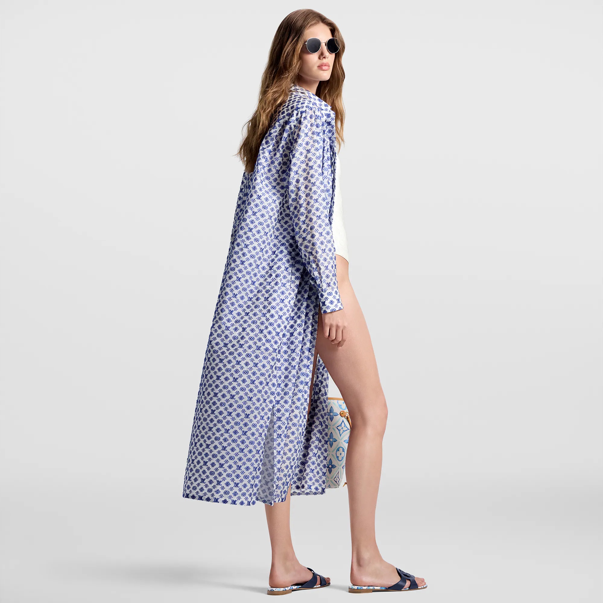 3D Monogram Fil Coupé Shirt Dress - 3