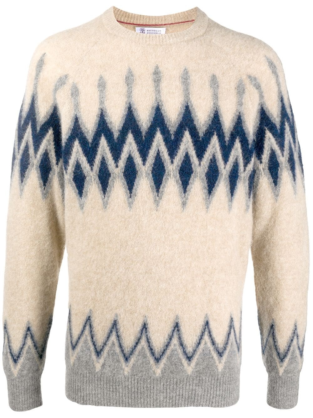 fair isle intarsia jumper - 1