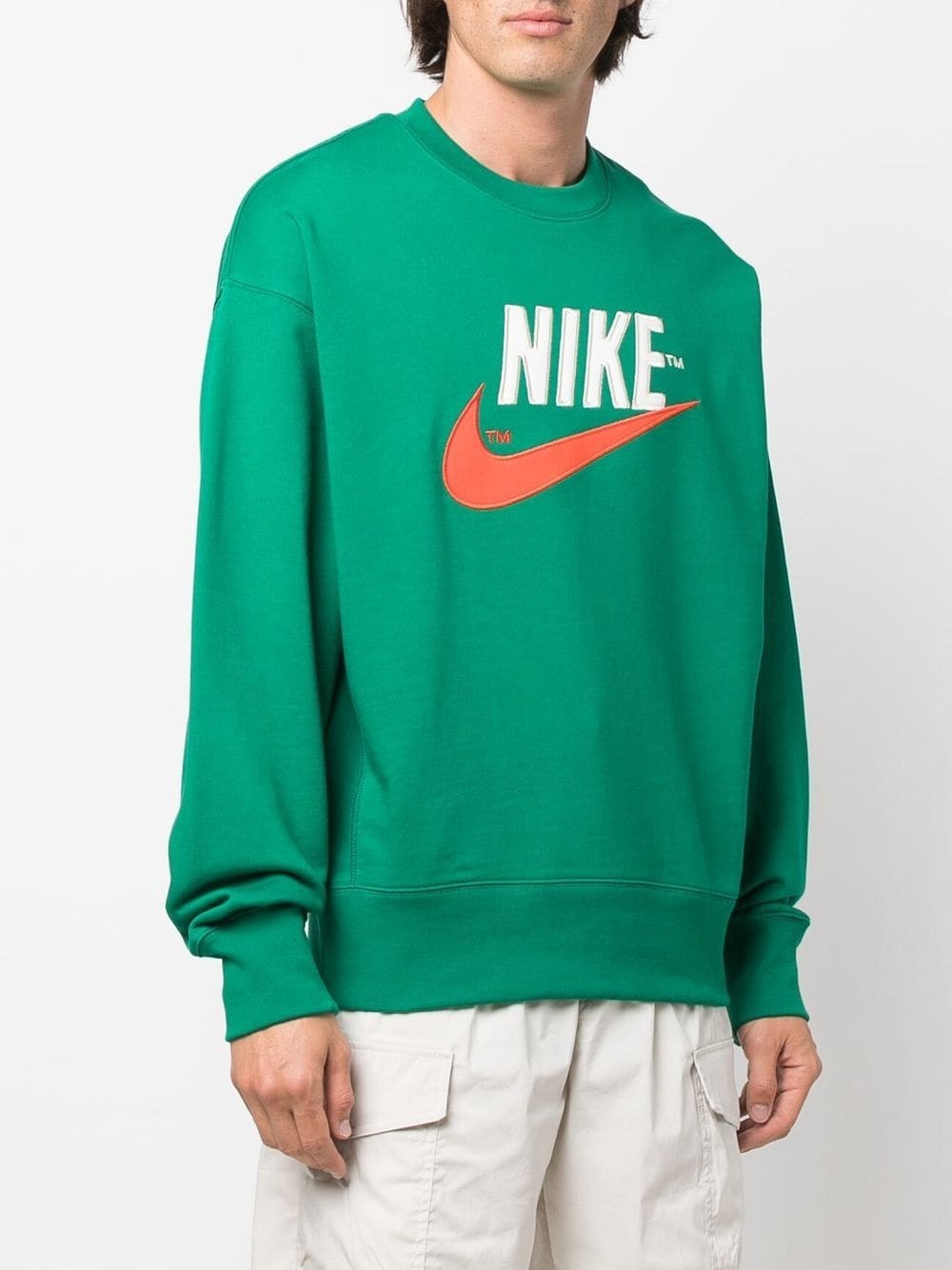 Swoosh cotton sweatshirt - 3