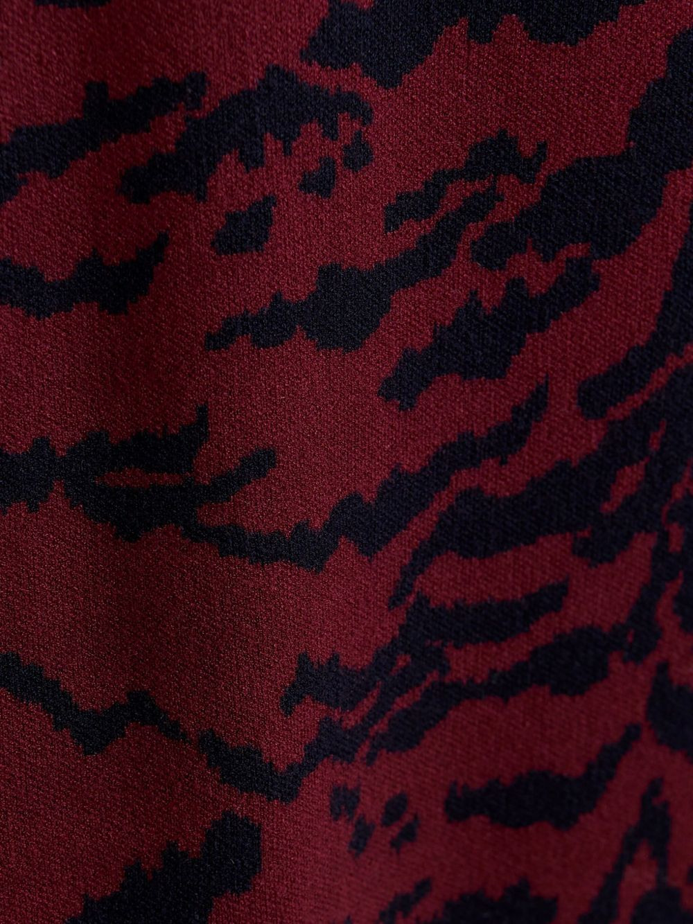 tiger-print midi skirt - 4
