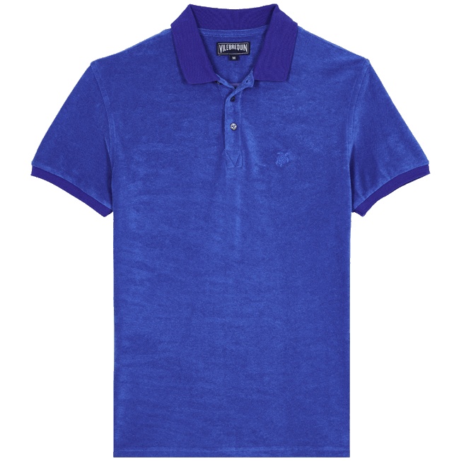 Men Terry Polo Shirt Solid - 1