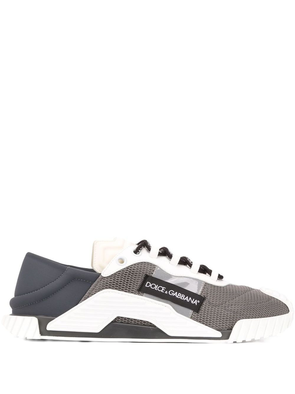 NS1 mesh-panelled ridged-sole sneakers - 1