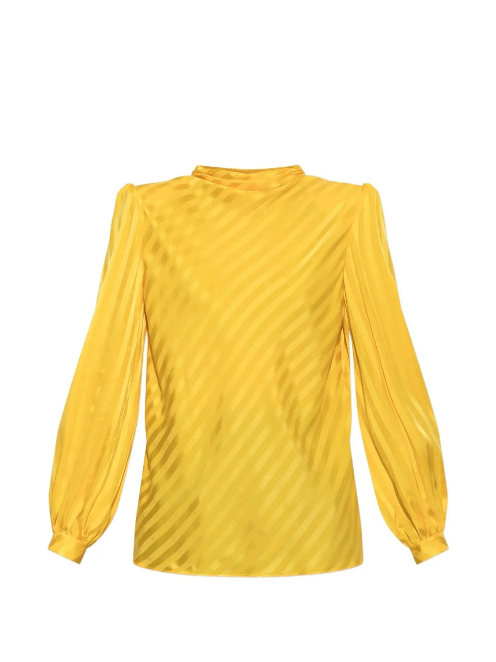 VLogo striped jacquard top - 1