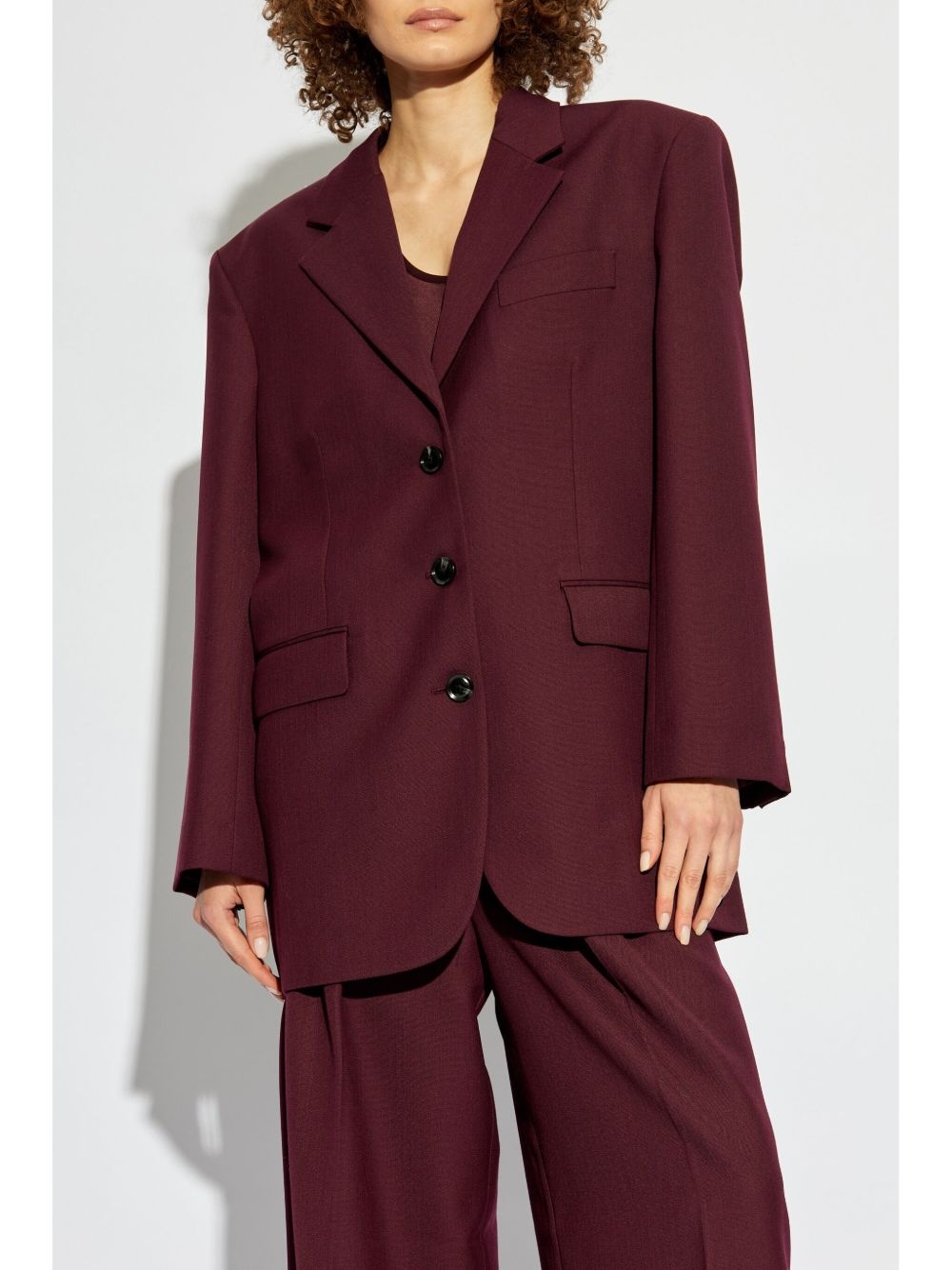 shoulder pad blazer - 3