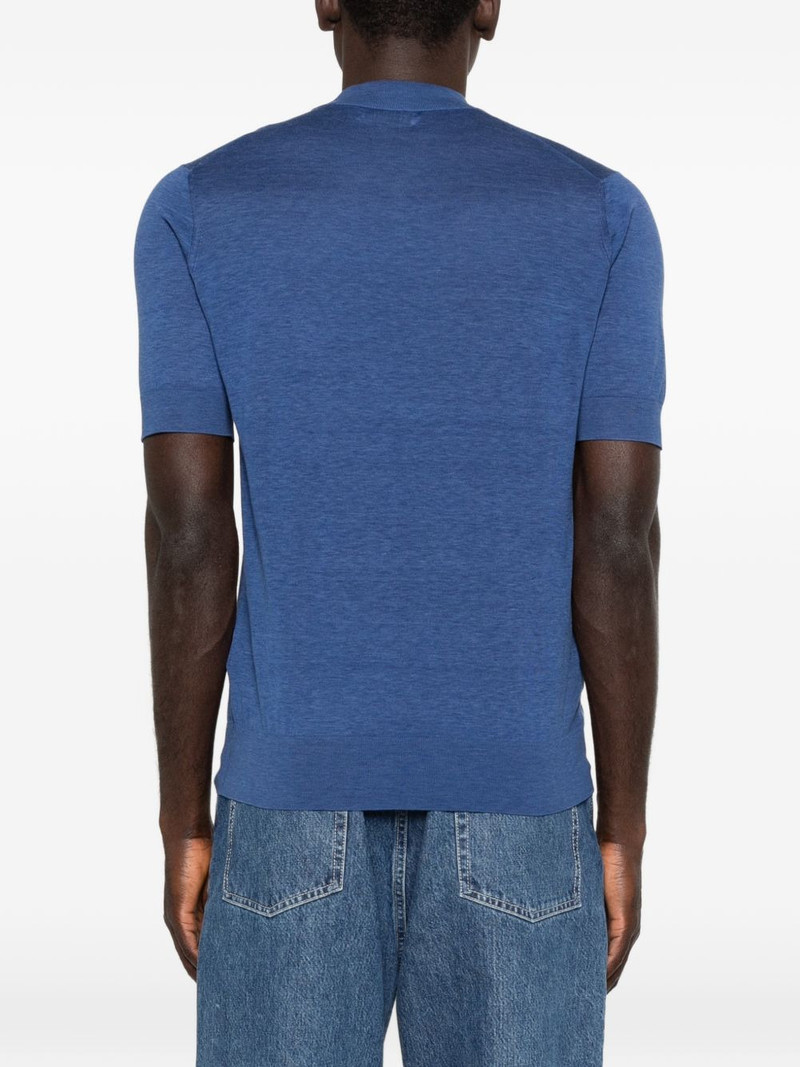 short-sleeve crew-neck sweater 4