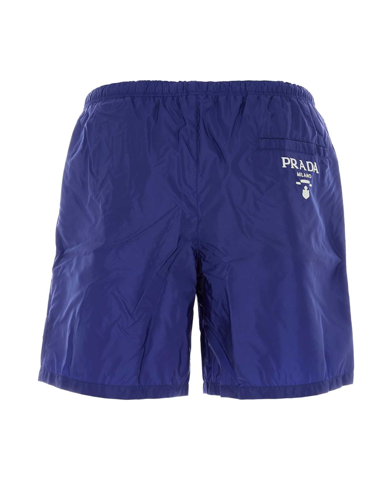 Blue Re-nylon Swimming Shorts - 2