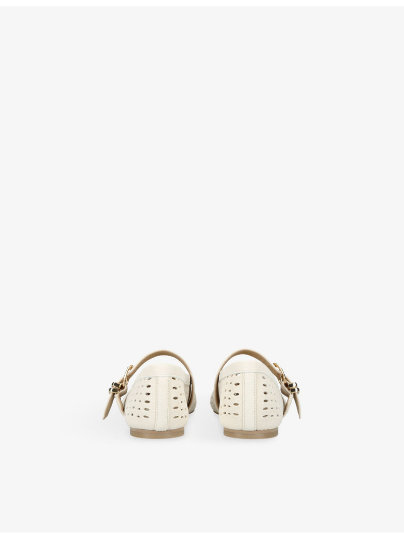 dolce vita Mikel Perforated Suede Ballet Flats outlook