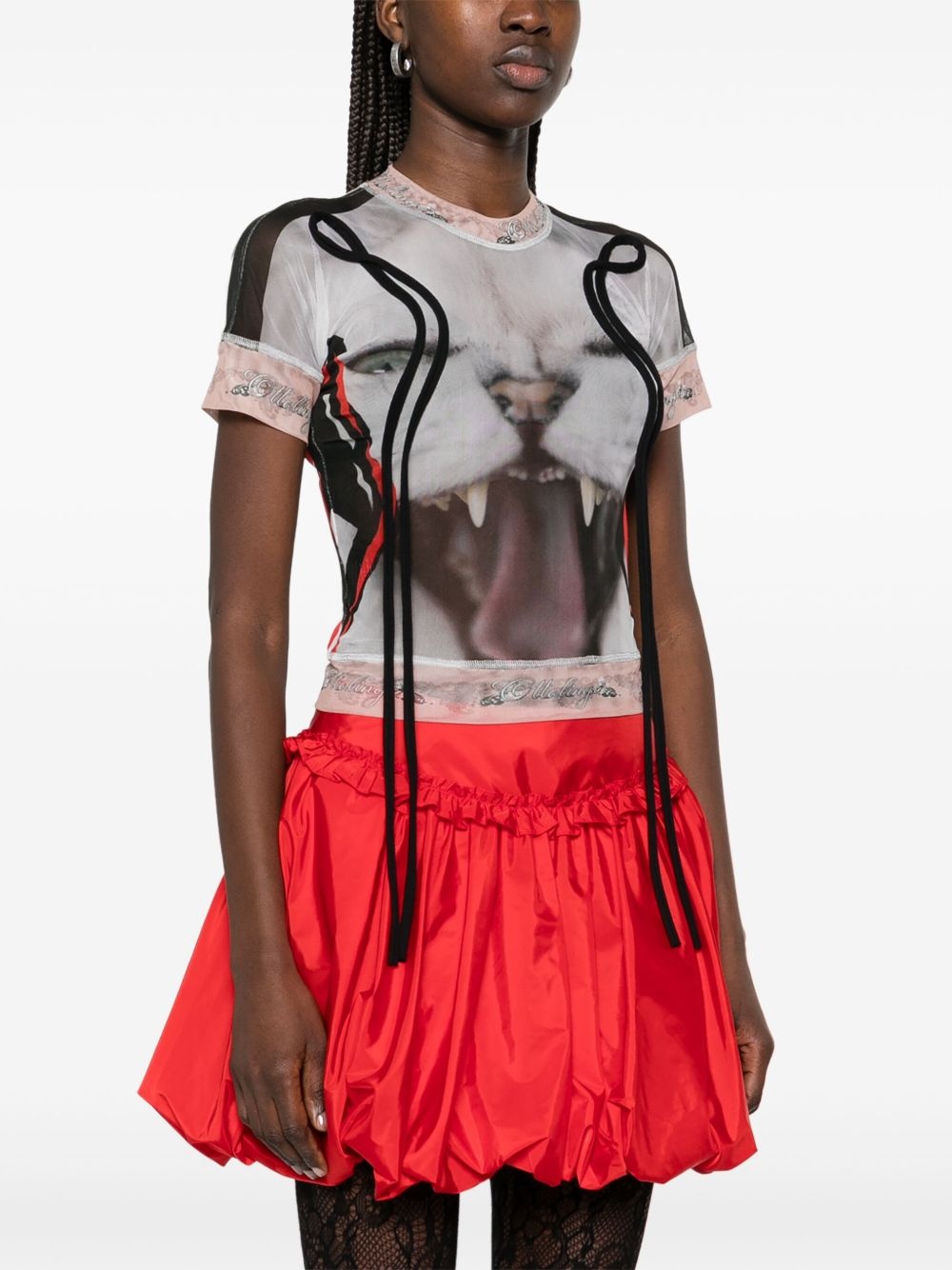 OTTOLINGER mesh T-shirt | REVERSIBLE