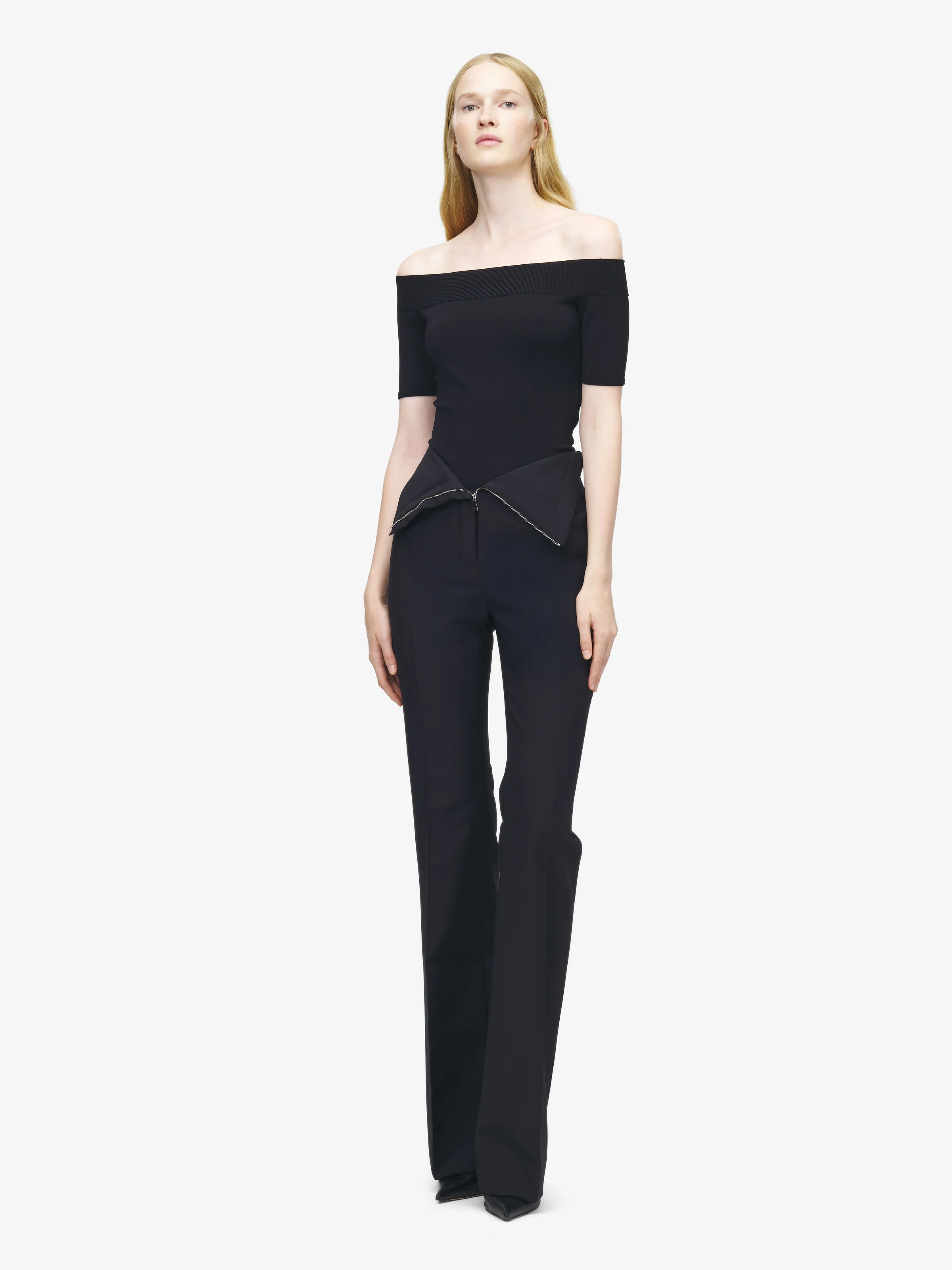 Fold Over Waist Trousers - 1