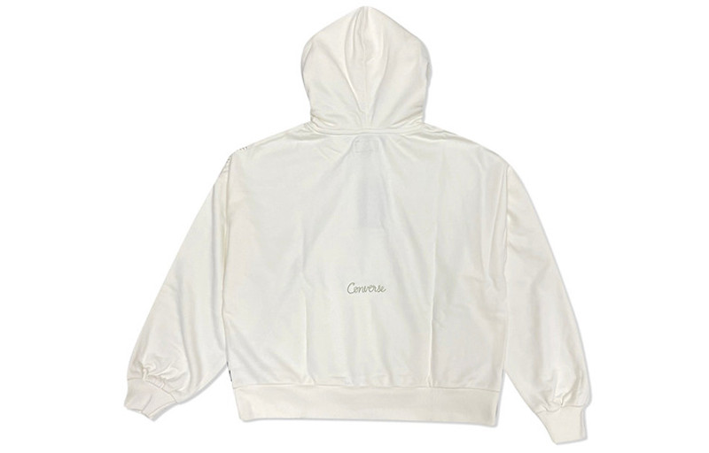 Converse (WMNS) Converse Chain Stitch Hoodie 'Beige' 10025515-A01 outlook