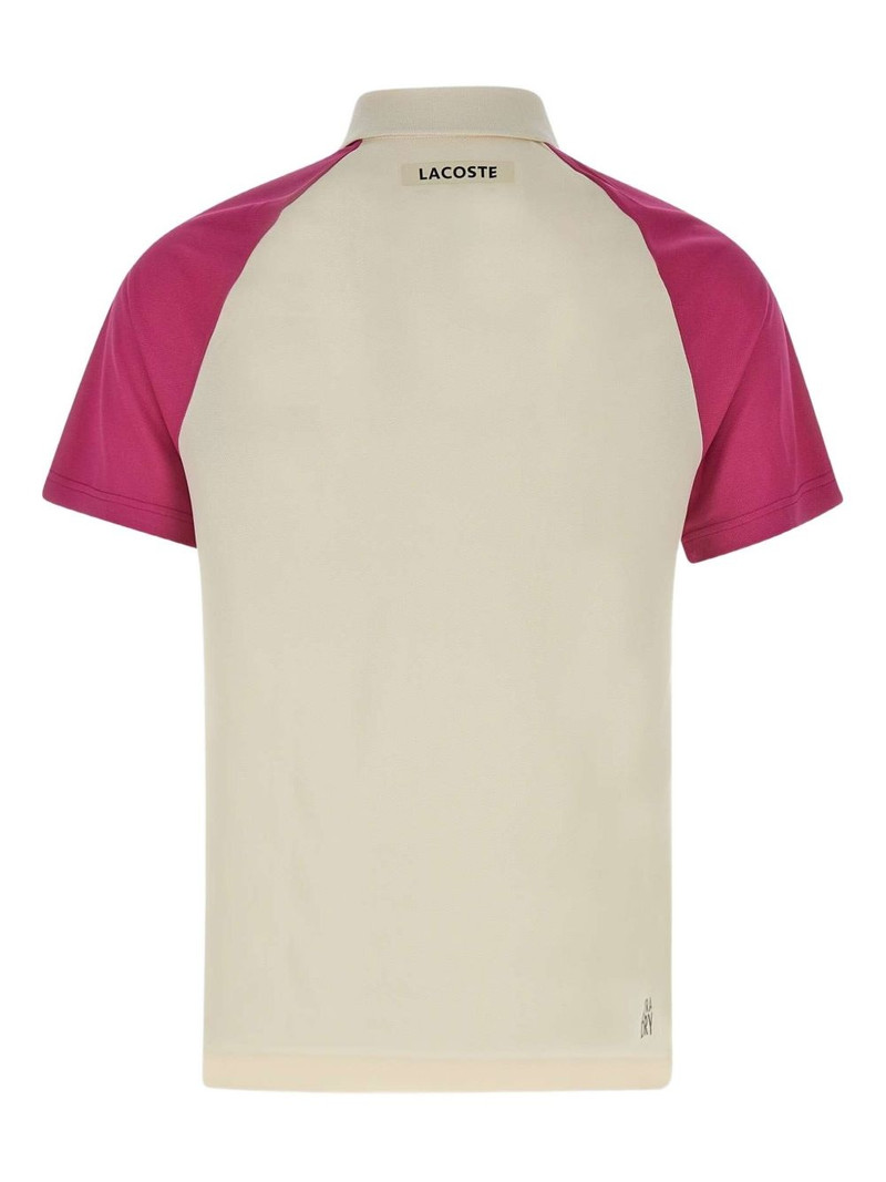 LACOSTE logo-patch polo shirt outlook