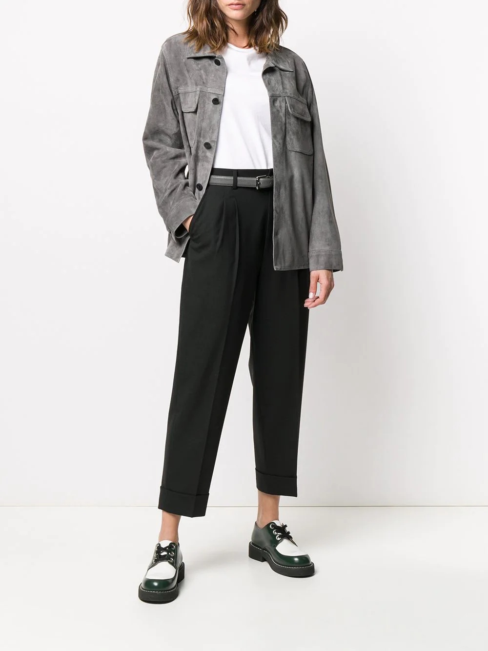 cropped tailored trousers - 2