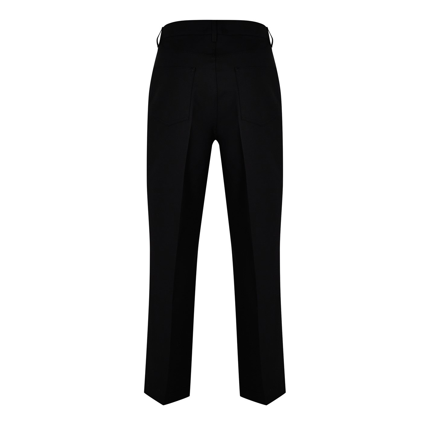 COTTON STRAIGHT LEG TROUSERS - 5