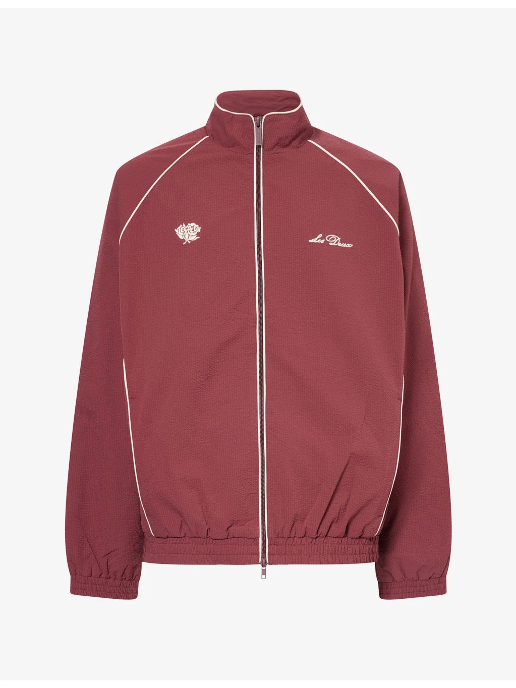 Crinkled Seersucker Woven Truck Jacket - 1