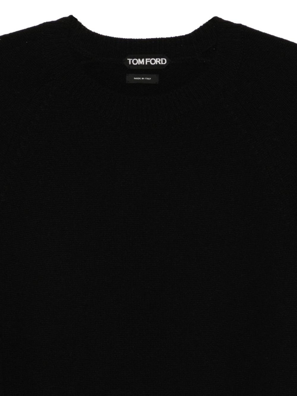 round-neck cashmere sweater - 3