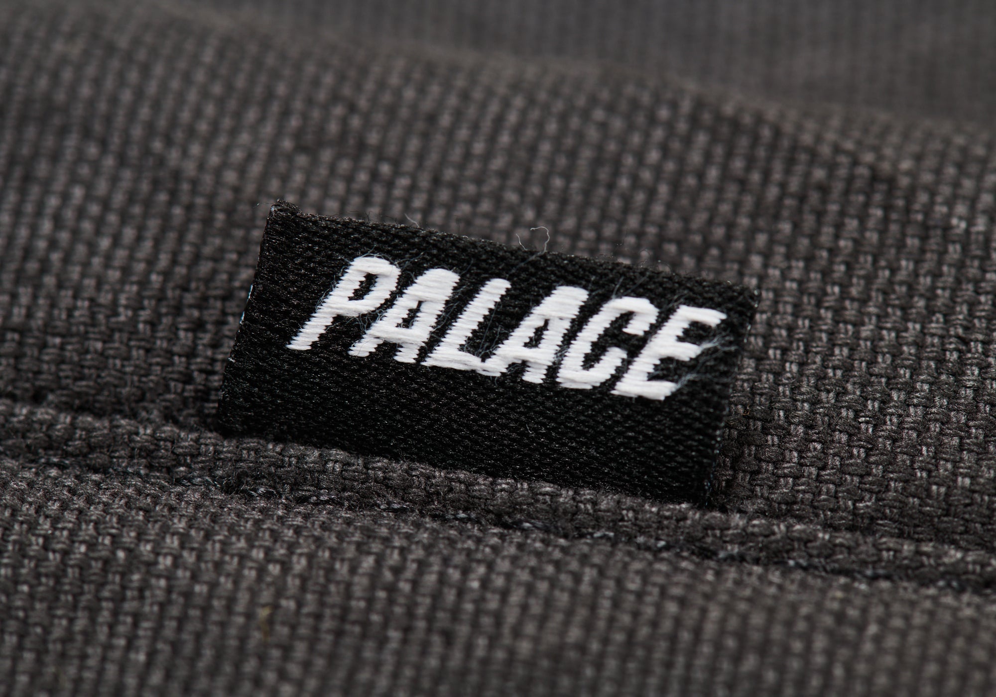 PALACE PALACE X-PAC COTTON CANVAS BACKPACK BLACK | REVERSIBLE