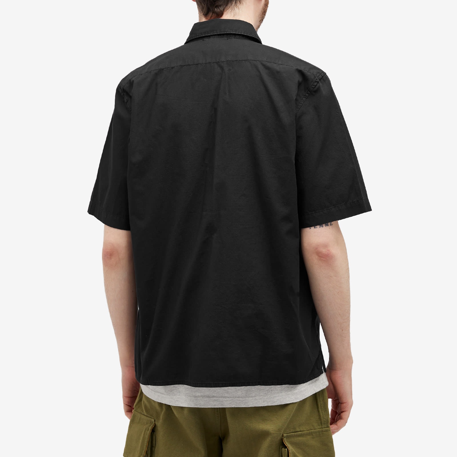 C.P. Company Cotton Ripstop Short Sleeve Shirt - 3