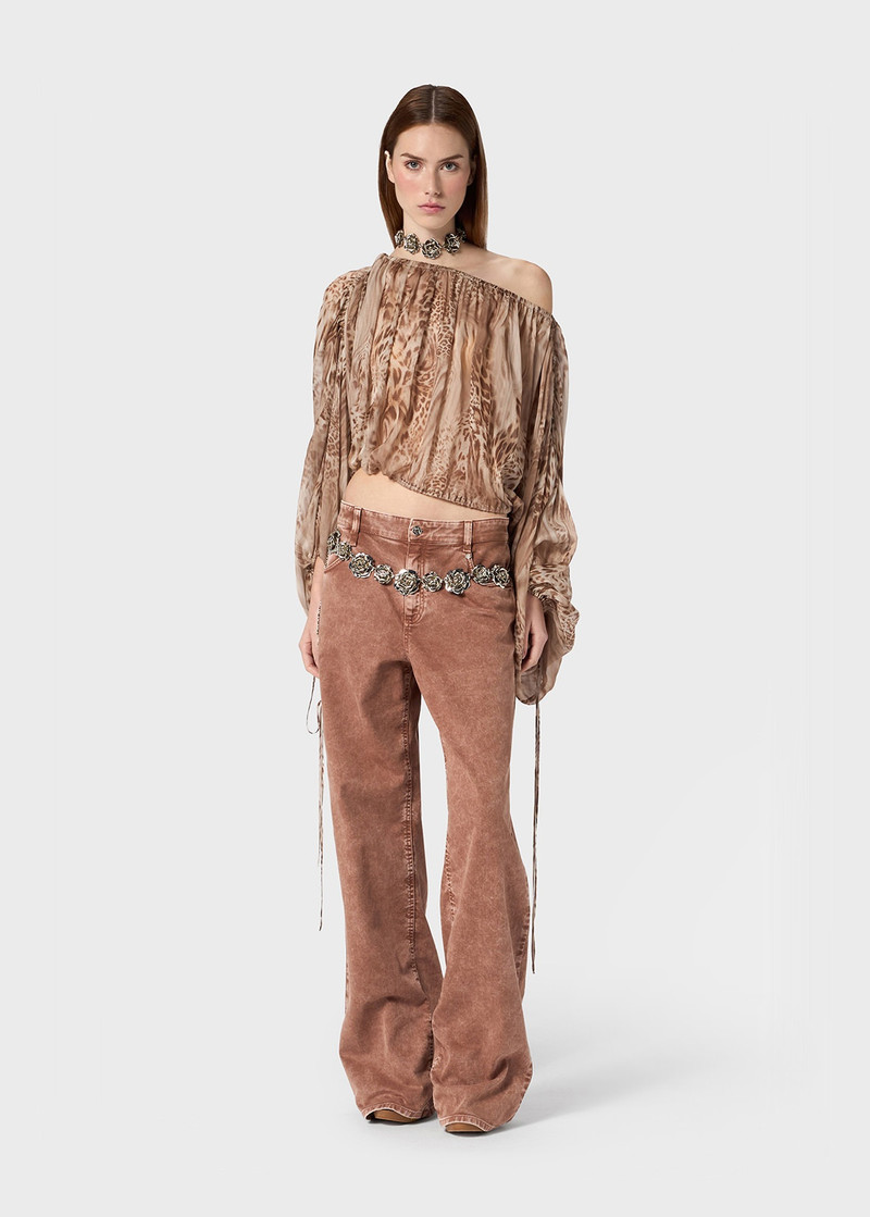 Blumarine COTTON BULL BOYFRIEND JEANS outlook