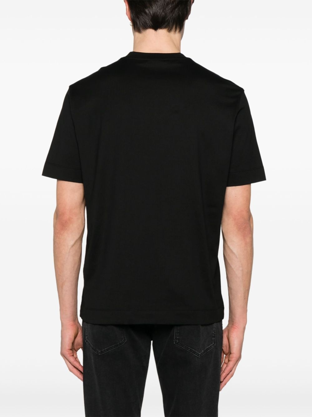 embossed Eagle-logo jersey T-shirt - 3
