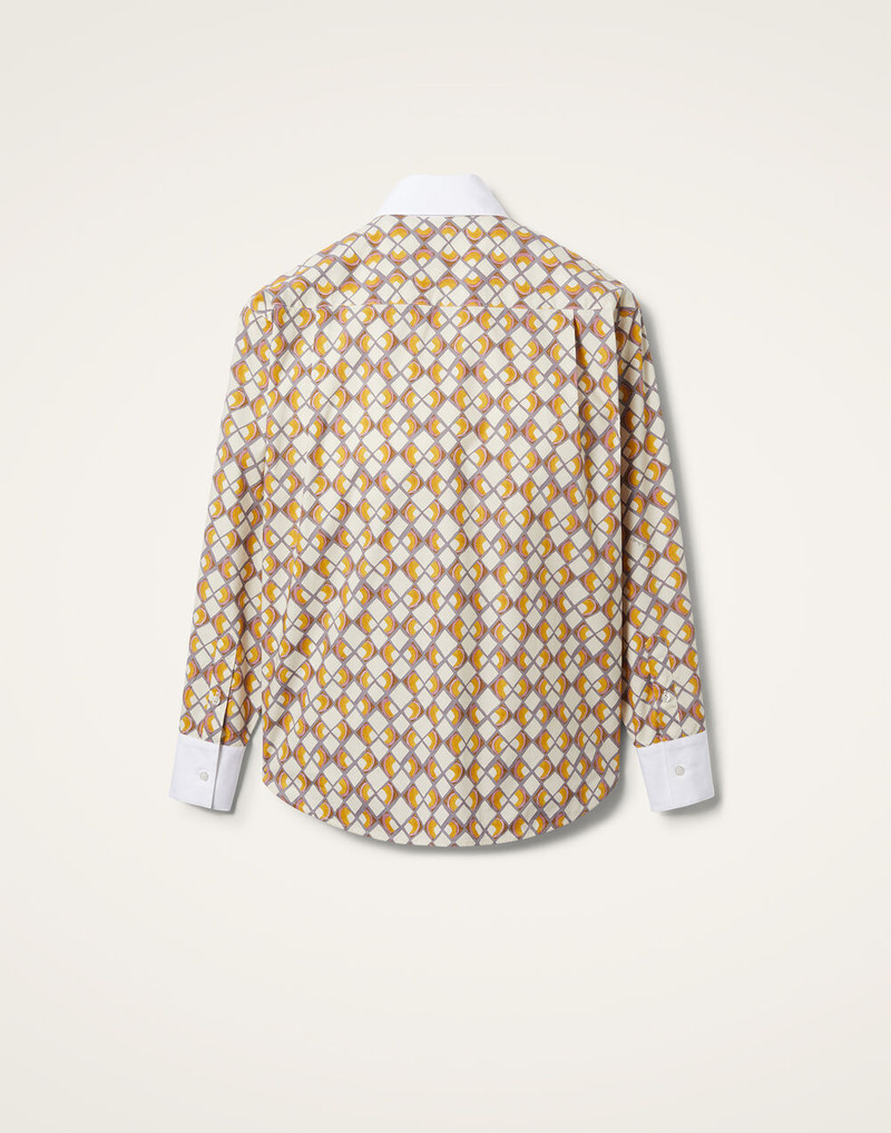 geometric-print 셔츠 3