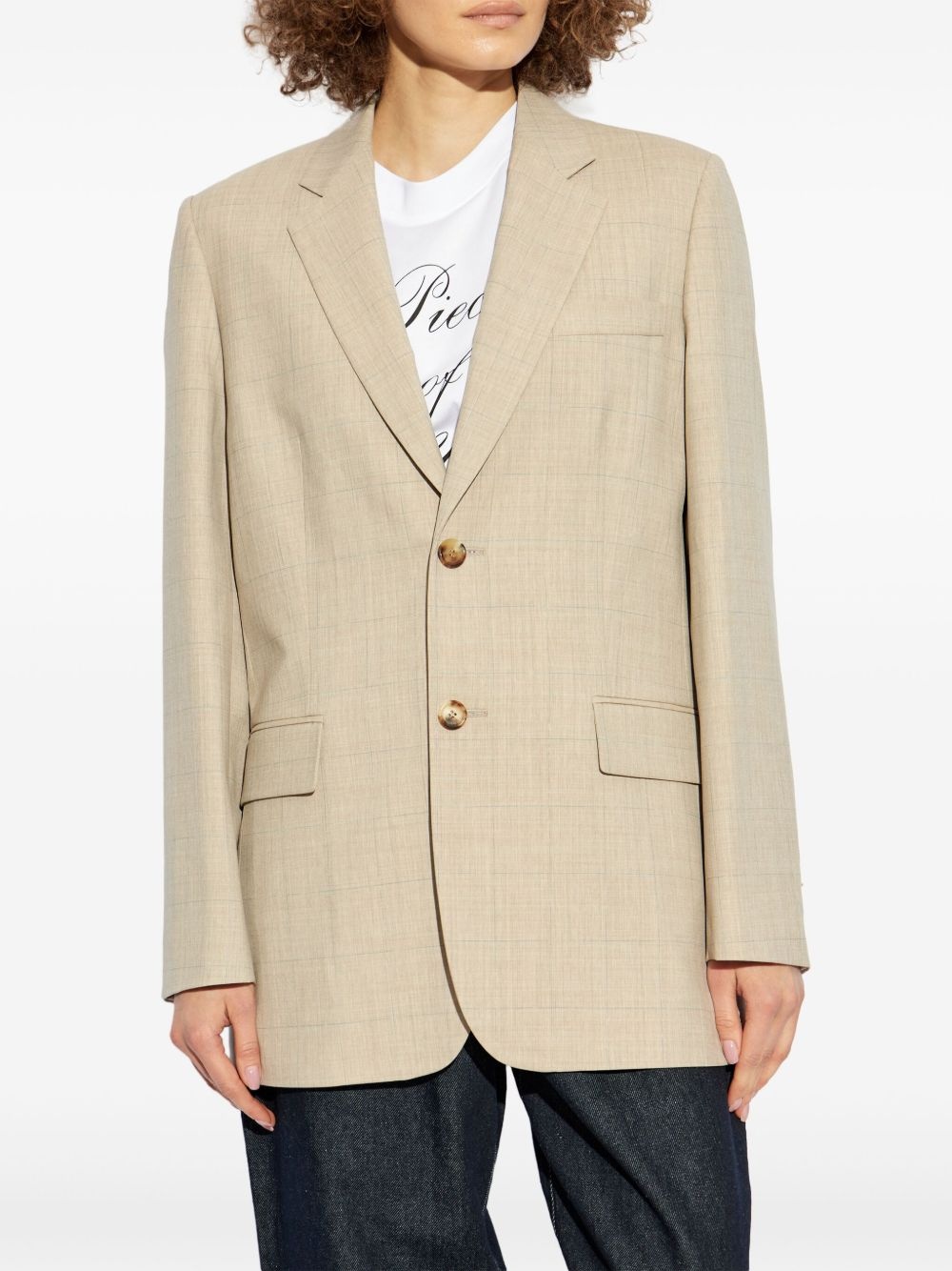 virgin-wool blazer - 3