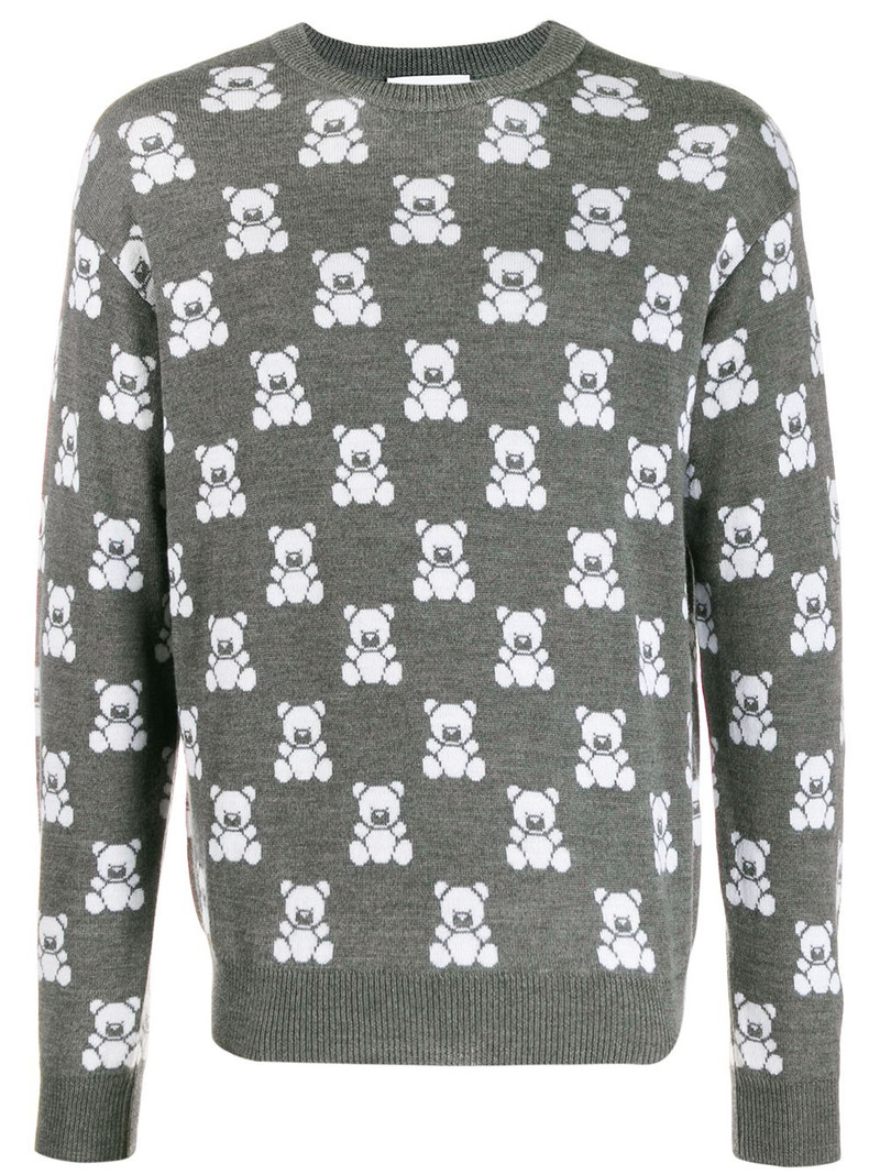 Teddy Bear intarsia jumper 1