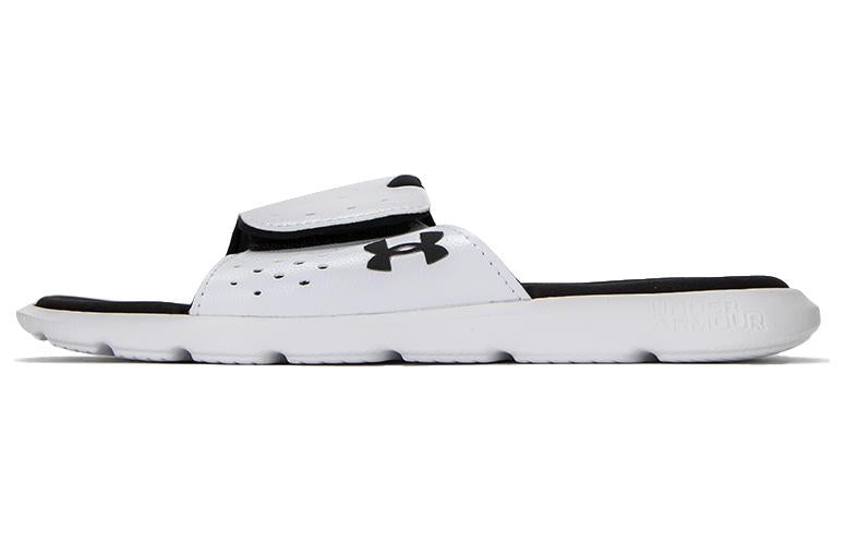 (WMNS) Under Armour Ignite Pro Slide 'White Black' 3026027-101 - 2