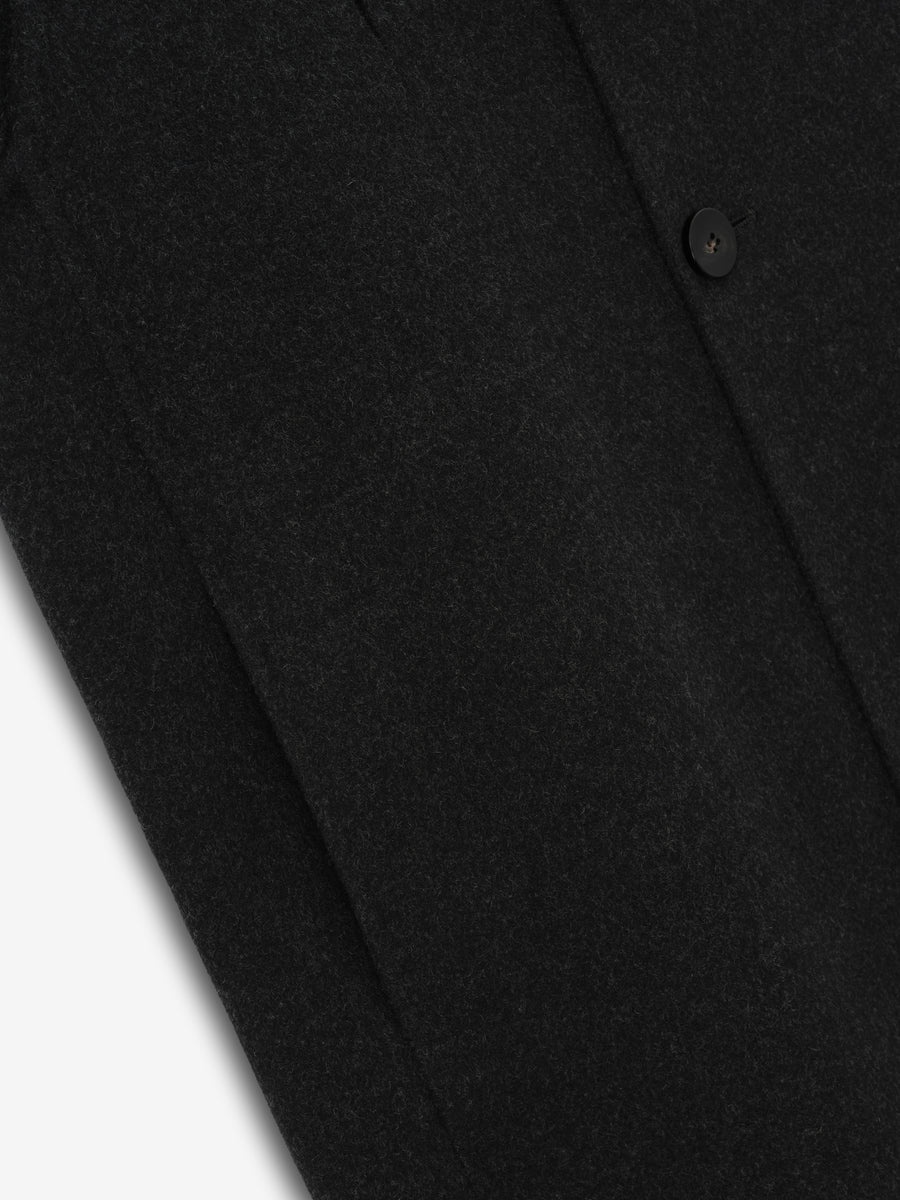 Wool Cashmere Highneck Coat - 7